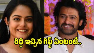 ridhi-gift to prabhas