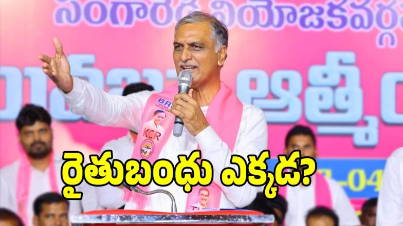 Harish Rao ( image credit: swetcha reporter)