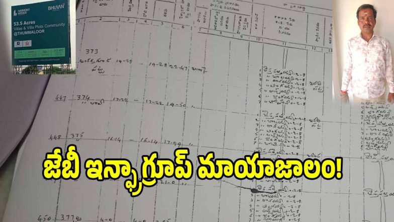 Land Scam ( IMAGE CREDIT: SWETCHA REPORTER)