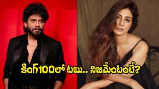 A split-frame image showing a male actor in a black suit against a red backdrop alongside a female actor in a black outfit posing indoors.