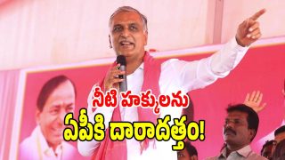 Harish Rao ( image credit: swetcha reporter)