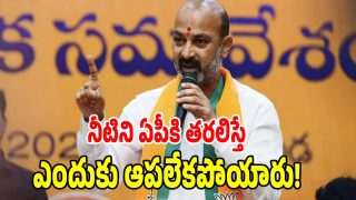 Bandi Sanjay ( image credit: swetcha reporter)